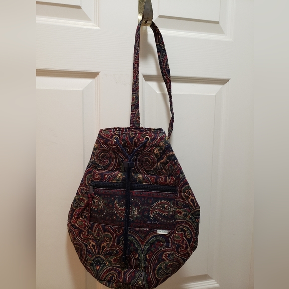 Vera Bradley Vintage Sling Backpack, Medallion, EUC - Picture 6 of 8